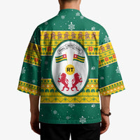 Togo Christmas Kimono with Santa Lion Drummer Gingerbread and National Emblem - Wonder Print Shop