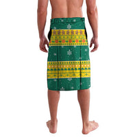 Togo Christmas Lavalava with Santa Lion Drummer Gingerbread and National Emblem - Wonder Print Shop