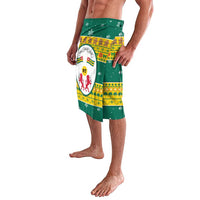 Togo Christmas Lavalava with Santa Lion Drummer Gingerbread and National Emblem - Wonder Print Shop