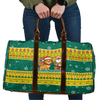Togo Christmas Travel Bag with Santa Lion Drummer Gingerbread and National Emblem - Wonder Print Shop