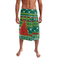 Togo Christmas Lavalava with Santa Poinsettia Flower Tree Gifts and African Print Pattern - Wonder Print Shop