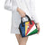 Seychelles Christmas Shoulder Handbag with Flag Colors Pattern, Tropical Bird Motif, and National Coat of Arms - Wonder Print Shop