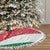 Seychelles Christmas Tree Skirt with Flag Colors Pattern, Tropical Bird Motif, and National Coat of Arms - Wonder Print Shop