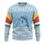 Seychelles Christmas Ugly Christmas Sweater with Ocean Blue Pattern, Marlin Fish Artwork, and Surfing Santa Motif - Wonder Print Shop