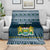 Sierra Leone Christmas Blanket with Ornamental Pattern, National Coat of Arms, and Festive Motif - Wonder Print Shop