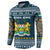 Sierra Leone Christmas Button Sweatshirt with Ornamental Pattern, National Coat of Arms, and Festive Motif - Wonder Print Shop