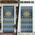 Sierra Leone Christmas Door Cover with Ornamental Pattern, National Coat of Arms, and Festive Motif - Wonder Print Shop