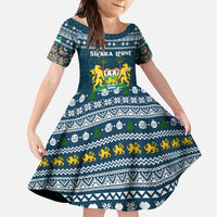 Sierra Leone Christmas Family Matching Mermaid Dress and Hawaiian Shirt with Ornamental Pattern, National Coat of Arms, and Festive Motif - Wonder Print Shop