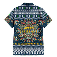 Sierra Leone Christmas Family Matching Mermaid Dress and Hawaiian Shirt with Ornamental Pattern, National Coat of Arms, and Festive Motif - Wonder Print Shop