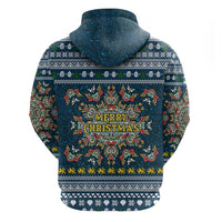 Sierra Leone Christmas Hoodie with Ornamental Pattern, National Coat of Arms, and Festive Motif - Wonder Print Shop