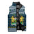 Sierra Leone Christmas Sleeveless Puffer Jacket with Ornamental Pattern, National Coat of Arms, and Festive Motif - Wonder Print Shop