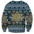 Sierra Leone Christmas Sweatshirt with Ornamental Pattern, National Coat of Arms, and Festive Motif - Wonder Print Shop