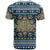 Sierra Leone Christmas T Shirt with Ornamental Pattern, National Coat of Arms, and Festive Motif - Wonder Print Shop