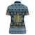 Sierra Leone Christmas Women Polo Shirt with Ornamental Pattern, National Coat of Arms, and Festive Motif - Wonder Print Shop