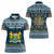 Sierra Leone Christmas Women Polo Shirt with Ornamental Pattern, National Coat of Arms, and Festive Motif - Wonder Print Shop
