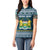 Sierra Leone Christmas Women Polo Shirt with Ornamental Pattern, National Coat of Arms, and Festive Motif - Wonder Print Shop