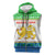Sierra Leone Christmas Sleeveless Zip Hoodie with Festive Green Pattern, Golden Lion Emblem, and Santa Sleigh Motif - Wonder Print Shop
