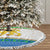 Sierra Leone Christmas Tree Skirt with Festive Green Pattern, Golden Lion Emblem, and Santa Sleigh Motif - Wonder Print Shop