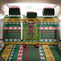 Christmas T Rex In Noel Tree Back Car Seat Cover Xmas Holiday Patterns - Wonder Print Shop