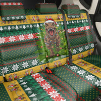 Christmas T Rex In Noel Tree Back Car Seat Cover Xmas Holiday Patterns - Wonder Print Shop