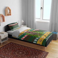 Christmas T Rex In Noel Tree Bedding Set Xmas Holiday Patterns - Wonder Print Shop