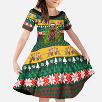 Christmas T Rex In Noel Tree Family Matching Off The Shoulder Long Sleeve Dress and Hawaiian Shirt Xmas Holiday Patterns - Wonder Print Shop