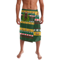 Christmas T Rex In Noel Tree Lavalava Xmas Holiday Patterns - Wonder Print Shop