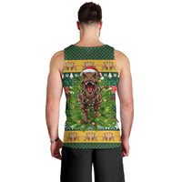 Christmas T Rex In Noel Tree Men Tank Top Xmas Holiday Patterns - Wonder Print Shop
