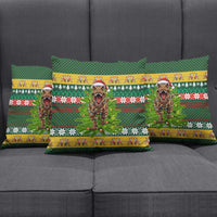 Christmas T Rex In Noel Tree Pillow Cover Xmas Holiday Patterns - Wonder Print Shop