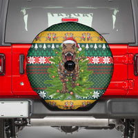 Christmas T Rex In Noel Tree Spare Tire Cover Xmas Holiday Patterns - Wonder Print Shop