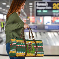 Christmas T Rex In Noel Tree Travel Bag Xmas Holiday Patterns - Wonder Print Shop