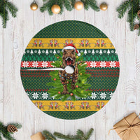 Christmas T Rex In Noel Tree Tree Skirt Xmas Holiday Patterns - Wonder Print Shop