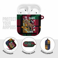Christmas T Rex Rawr Rawr Rawr AirPods Case Xmas Holiday Patterns - Wonder Print Shop
