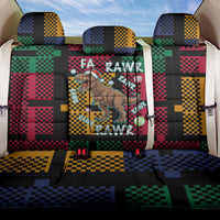 Christmas T Rex Rawr Rawr Rawr Back Car Seat Cover Xmas Holiday Patterns - Wonder Print Shop