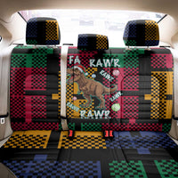 Christmas T Rex Rawr Rawr Rawr Back Car Seat Cover Xmas Holiday Patterns - Wonder Print Shop