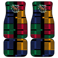 Christmas T Rex Rawr Rawr Rawr Car Mats Xmas Holiday Patterns - Wonder Print Shop