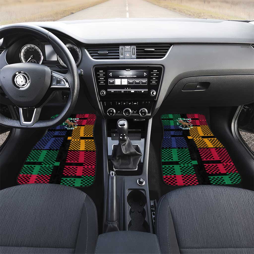 Christmas T Rex Rawr Rawr Rawr Car Mats Xmas Holiday Patterns - Wonder Print Shop