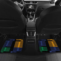 Christmas T Rex Rawr Rawr Rawr Car Mats Xmas Holiday Patterns - Wonder Print Shop