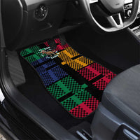 Christmas T Rex Rawr Rawr Rawr Car Mats Xmas Holiday Patterns - Wonder Print Shop