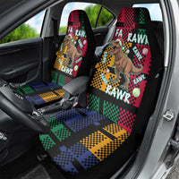 Christmas T Rex Rawr Rawr Rawr Car Seat Cover Xmas Holiday Patterns - Wonder Print Shop