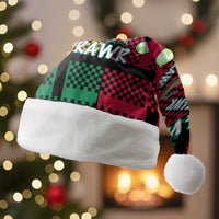 Christmas T Rex Rawr Rawr Rawr Christmas Santa Hat Xmas Holiday Patterns - Wonder Print Shop
