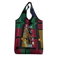 Christmas T Rex Rawr Rawr Rawr Grocery Bag Xmas Holiday Patterns - Wonder Print Shop
