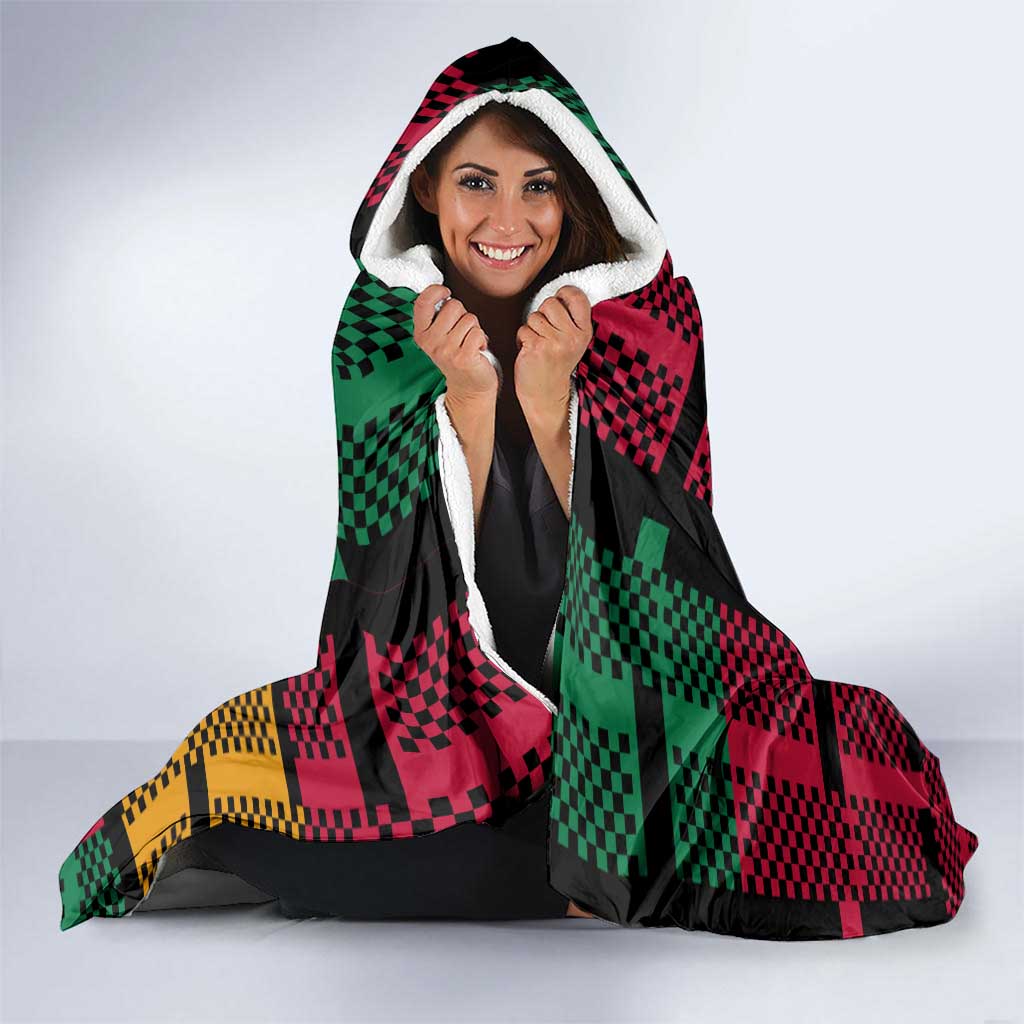 Christmas T Rex Rawr Rawr Rawr Hooded Blanket Xmas Holiday Patterns - Wonder Print Shop