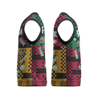Christmas T Rex Rawr Rawr Rawr Christmas Knitted V-Neck Vest Xmas Holiday Patterns - Wonder Print Shop