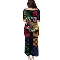 Christmas T Rex Rawr Rawr Rawr Puletasi Xmas Holiday Patterns - Wonder Print Shop