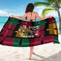 Christmas T Rex Rawr Rawr Rawr Sarong Xmas Holiday Patterns - Wonder Print Shop