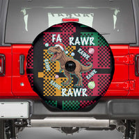 Christmas T Rex Rawr Rawr Rawr Spare Tire Cover Xmas Holiday Patterns - Wonder Print Shop
