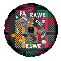Christmas T Rex Rawr Rawr Rawr Spare Tire Cover Xmas Holiday Patterns - Wonder Print Shop