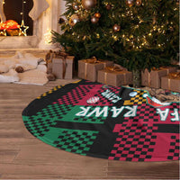 Christmas T Rex Rawr Rawr Rawr Tree Skirt Xmas Holiday Patterns - Wonder Print Shop