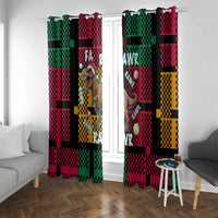 Christmas T Rex Rawr Rawr Rawr Window Curtain Xmas Holiday Patterns - Wonder Print Shop